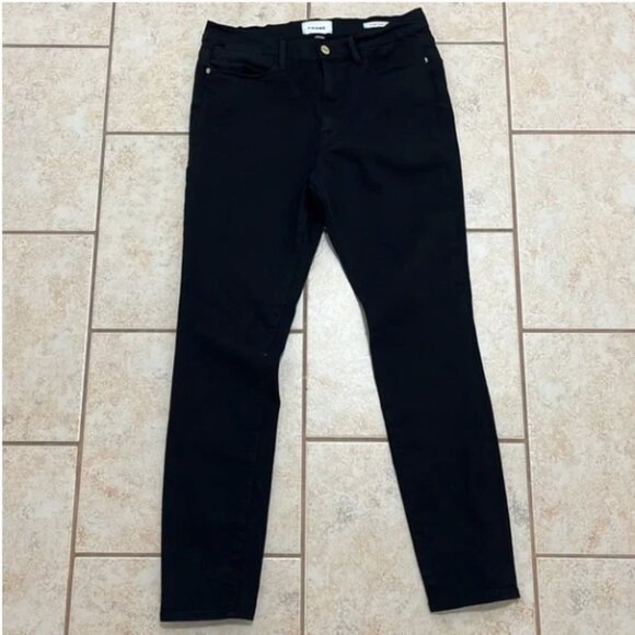 FRAME DENIM Le High Skinny size 31 black - Picture 4 of 12